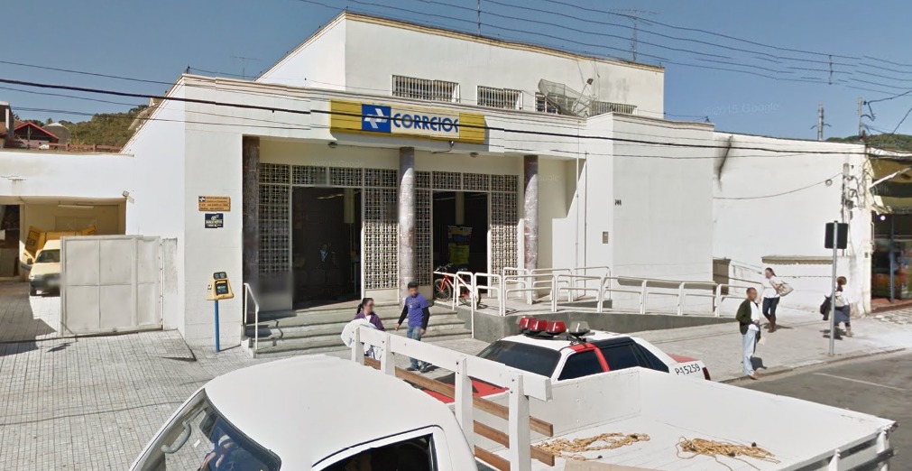 Agência do Correio que foi assaltada em Campos do Jordão. Foto: Street View