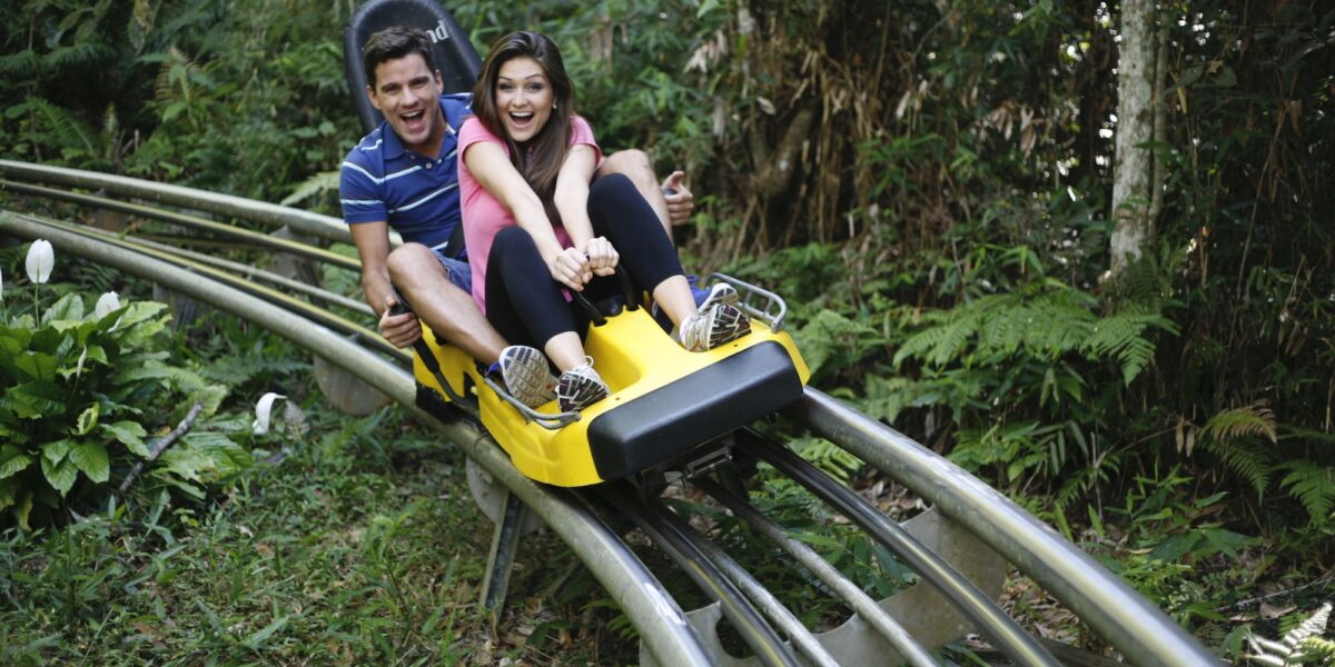 Mais alto Trenó de Montanha do Brasil no Parque Capivari - Foto Divulgação