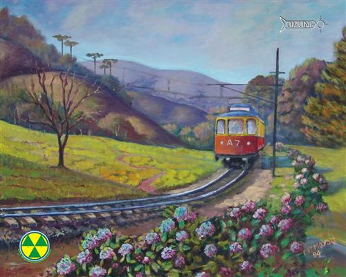Quadro - Bonde na Curva
