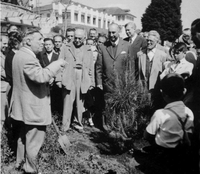 Assis Chateaubriand, Arakaki Masakasu, José Carlos de Macedo Soares, Paulo Cury, Paulo Bockmann -1951