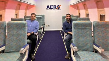 Paulo e João Anciães, pai e filho no comando do Centro de Treinamento Aeronáutico - Escola Aero São José dos Campos