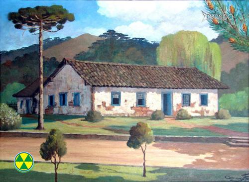 Quadro Fazenda da Guarda de Camargo Freire - Campos do Jordão