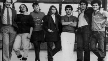 Barros, Denise, Lilia, Christiane, Frota, Kaloy e Betti: amigos da arte e da vida que se reuniram em momento histórico do País - Foto: Divulgação/Unicamp