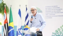 Cônsul Geral de Israel em São Paulo, Rafael Erdreich no CEDIN Ana Maria de Arruda Pereira Foto Cláudio VieiraPMSJC