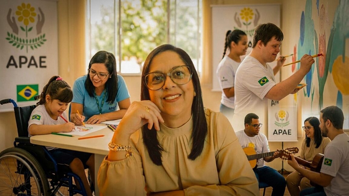 Neuza Maria, presidente da APAE de Campos do Jordão. Foto: Divulgação