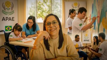 Neuza Maria, presidente da APAE de Campos do Jordão. Foto: Divulgação
